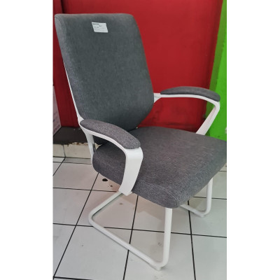 Silla de espera con brazos ejecutiva gris ABM