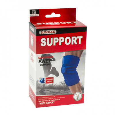 Rodillera con soporte y compresion MARCA SUPER AID