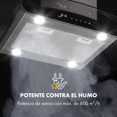 Extractor de olores para isla de 89 cm tipo campana MARCA PREMIERE BY ABM