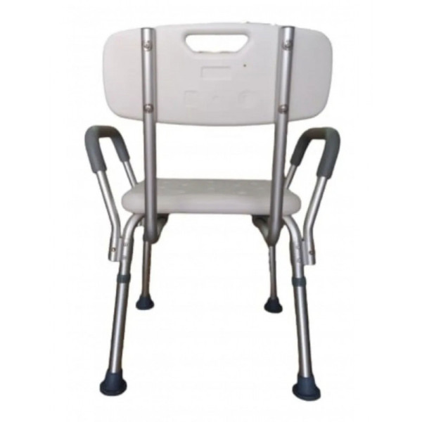 Silla para ducha con respaldo y apoya brazos MARCA ABM MEDICAL CARE