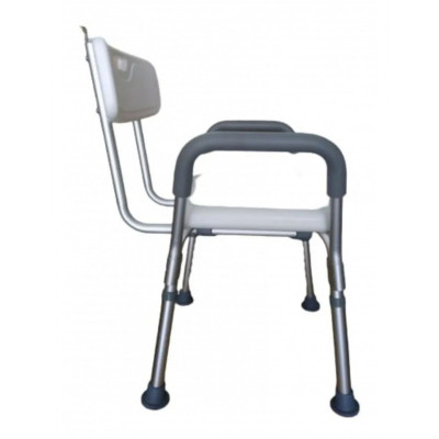 Silla para ducha con respaldo y apoya brazos MARCA ABM MEDICAL CARE