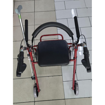 Andador y Silla de ruedas 2 en 1 MARCA ABM MEDICAL CARE