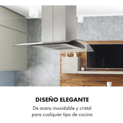 Extractor de olores para isla de 89 cm tipo campana MARCA PREMIERE BY ABM