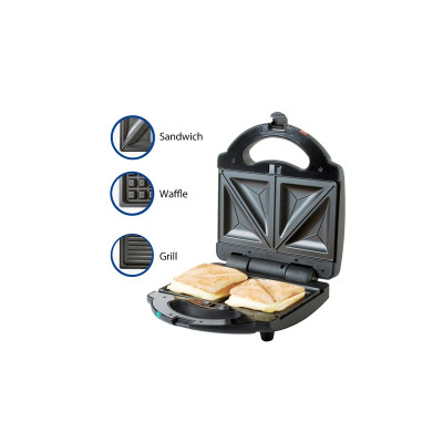 Sandwichera multifuncional de acero inoxidable MARCA PREMIUM Sandwichera multifuncional de acero inoxidable MARCA PREMIUM