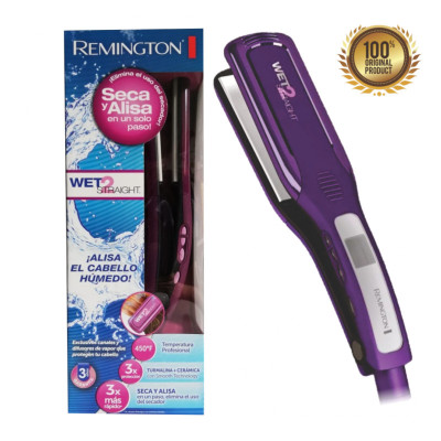 Plancha para cabello humedo y seco MARCA REMINGTON Plancha para cabello humedo y seco MARCA REMINGTON