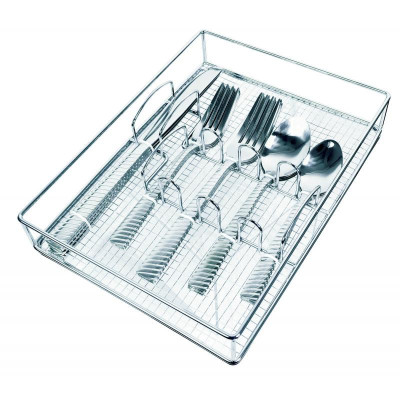 Juego de cubiertos de acero inoxidable de 20 piezas con bandeja MARCA EUROHOME Juego de cubiertos de acero inoxidable de 20 piezas con bandeja MARCA EUROHOME
