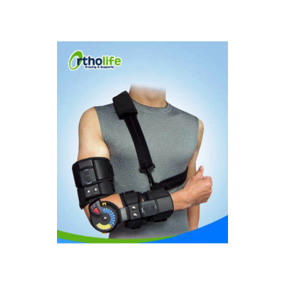 Soporte de codo ROM con cabestrillo MARCA ABM MEDICAL CARE Soporte de codo ROM con cabestrillo MARCA ABM MEDICAL CARE