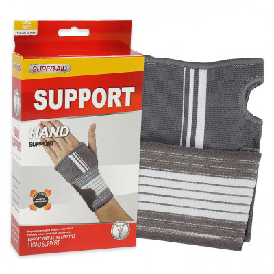 Muñequera con soporte y compresion MARCA SUPER AID Muñequera con soporte y compresion MARCA SUPER AID