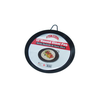 Comal redondo de 12" con agarradores MARCA BENE CASA Comal redondo de 12" con agarradores MARCA BENE CASA