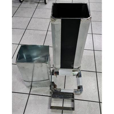 Basurero de acero inoxidable MARCA ABM Basurero de acero inoxidable MARCA ABM