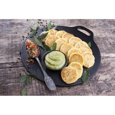 Comal de hierro fundido Crepe Pan, Dosa, Roti Tawa, Budare MARCA VICTORIA Comal de hierro fundido Crepe Pan, Dosa, Roti Tawa, Budare MARCA VICTORIA