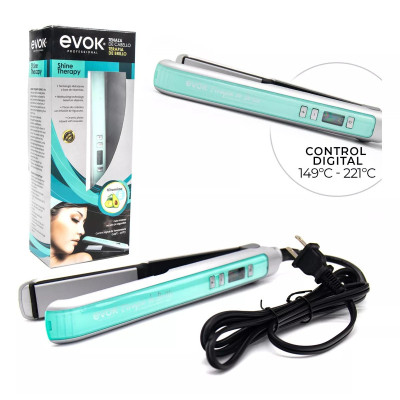 Plancha shine therapy para cabello de 1" MARCA EVOK Plancha shine therapy para cabello de 1" MARCA EVOK