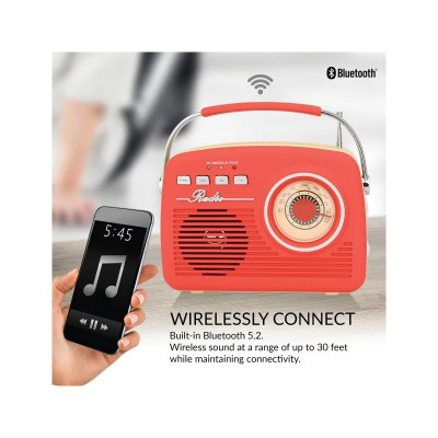 Radio Retro AM/FM recargable MARCA SUPERSONIC Radio Retro AM/FM recargable MARCA SUPERSONIC