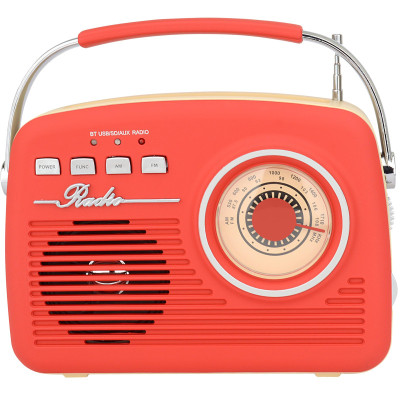 Radio Retro AM/FM recargable MARCA SUPERSONIC Radio Retro AM/FM recargable MARCA SUPERSONIC