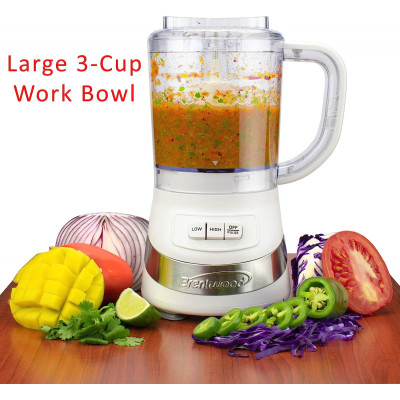 Procesador de alimentos 3 Tazas MARCA BRENTWOOD Procesador de alimentos 3 Tazas MARCA BRENTWOOD