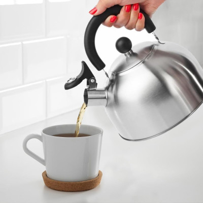 Tetera de acero inoxidable 1.8 Litros MARCA BENE CASA Tetera de acero inoxidable 1.8 Litros MARCA BENE CASA