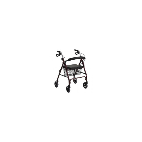 Andador con 4 ruedas y canasta MARCA ABM MEDICAL CARE