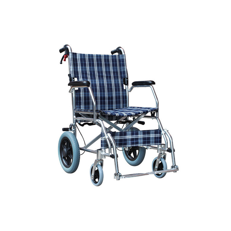 Silla de ruedas de transporte de aluminio MARCA ABM MEDICAL CARE Silla de ruedas de transporte de aluminio MARCA ABM MEDICAL CARE