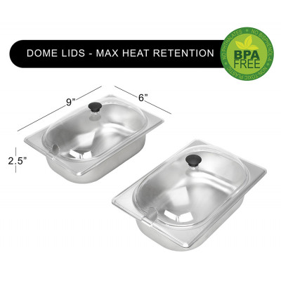 Servidor para buffet de 2 bandejas MARCA BRENTWOOD Servidor para buffet de 2 bandejas MARCA BRENTWOOD