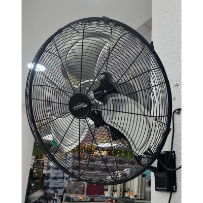 Ventilador de 20" con control remoto industrial metalico para pared MARCA PREMIERE BY ABM