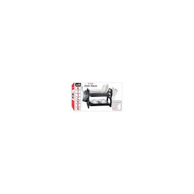 Escurridor de platos de 2 Niveles Negro MARCA EUROWARE Escurridor de platos de 2 Niveles Negro MARCA EUROWARE