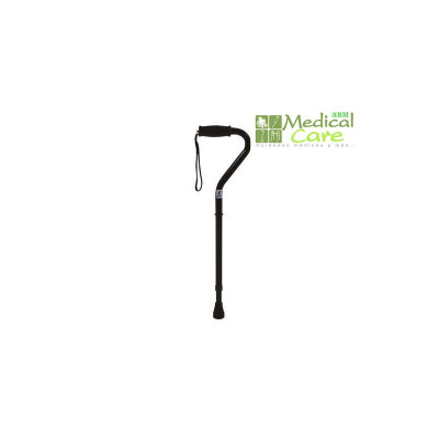 Baston de aluminio con mango curvo MARCA ABM MEDICAL CARE Baston de aluminio con mango curvo MARCA ABM MEDICAL CARE