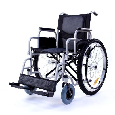 Silla de Ruedas Todoterreno de acero con ruedas inflables MARCA MEDICAL CARE Silla de Ruedas Todoterreno de acero con ruedas inflables MARCA MEDICAL CARE