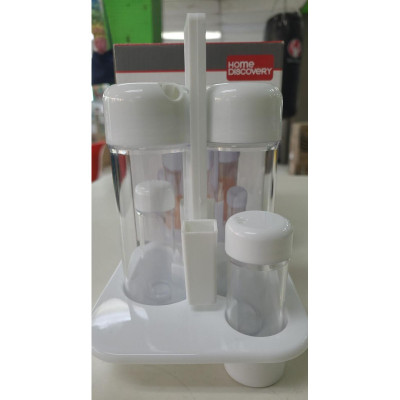 Juego de salero, pimentero, aceite y vinagre MARCA HOME DISCOVERY Juego de salero, pimentero, aceite y vinagre MARCA HOME DISCOVERY