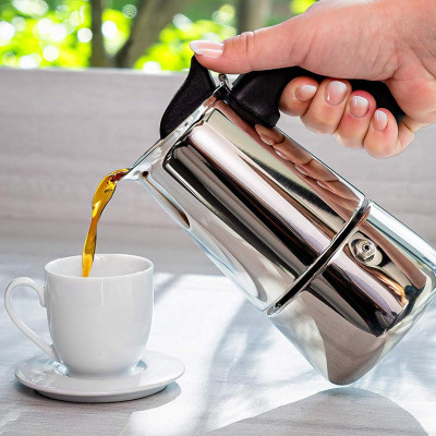 Cafetera para expreso 6 tazas MARCA BENE CASA Cafetera para expreso 6 tazas MARCA BENE CASA