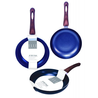 Sarten de 11" color negro revestimiento de cerámica Azul MARCA EUROHOME Sarten de 11" color negro revestimiento de cerámica Azul MARCA EUROHOME