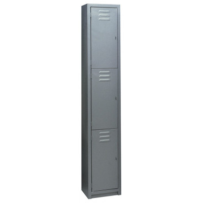 Locker de 3 cuerpos, p/candado MARCA CONTINENTAL