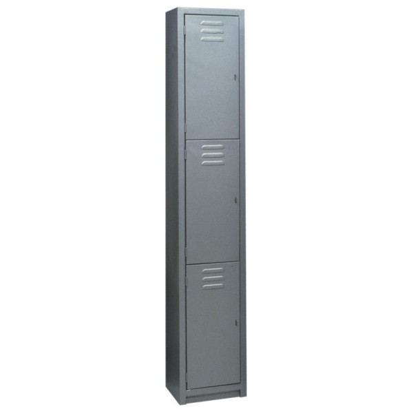 Locker de 3 cuerpos, p/candado
