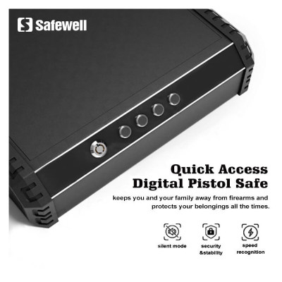 Caja de seguridad para Armas con codigo y llave MARCA SAFEWELL