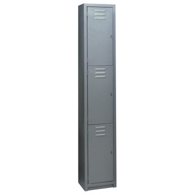 Locker de 3 cuerpos, p/candado Locker de 3 cuerpos, p/candado