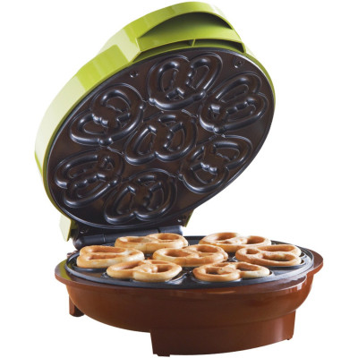 Mini máquina para hacer pretzels antiadherente, verde MARCA BRENTWOOD