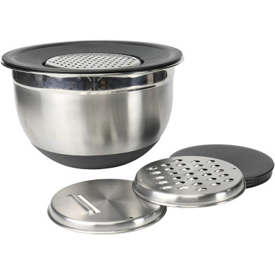 Set de Bowl de acero inoxidable y accesorios MARCA COOK PREP EAT