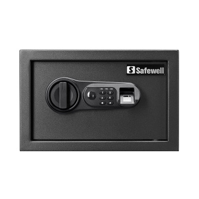 Caja fuerte de seguridad con lector huella dactilar y codigo electrónico MARCA SAFEWELL BY ABM