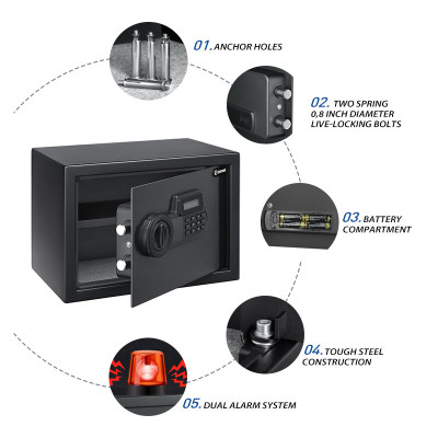 Caja fuerte de seguridad MARCA SAFEWELL BY ABM