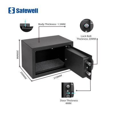 Caja fuerte de seguridad MARCA SAFEWELL BY ABM