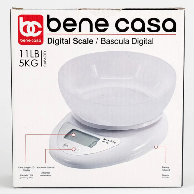 Balanza de cocina digital MARCA BENE CASA